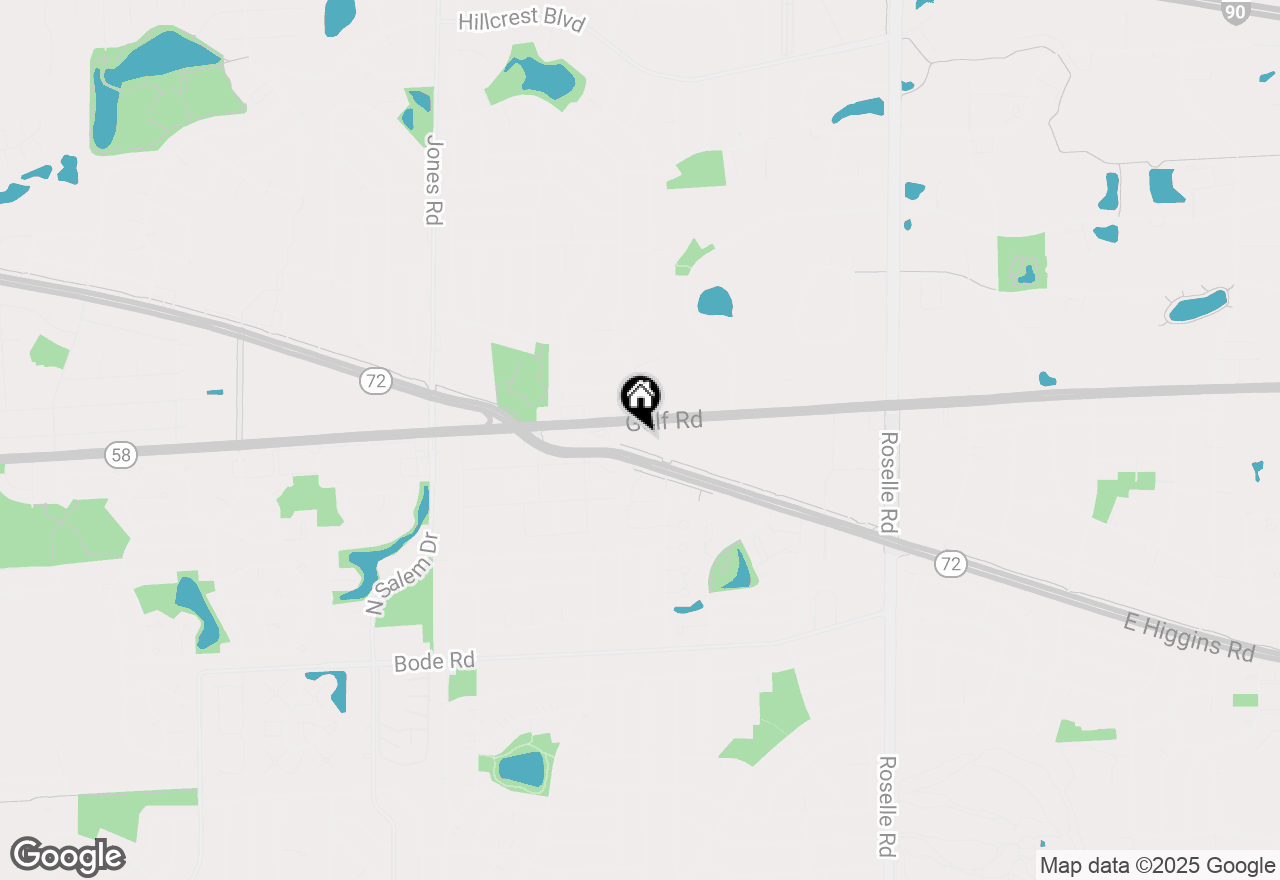 Map of 410 W Higgins Road #414, Schaumburg, IL 60195