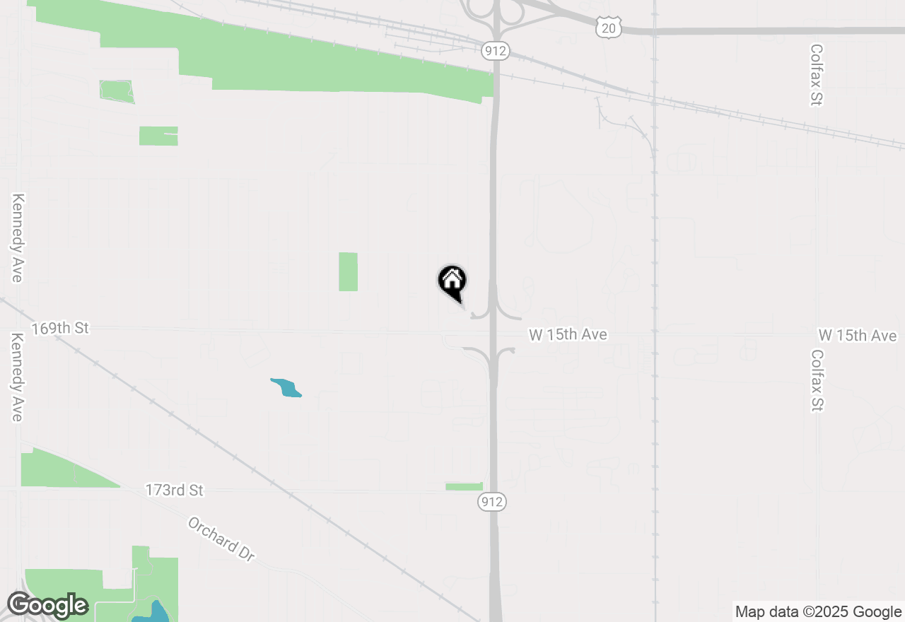 Map of 6826 Rhode Island Avenue, Hammond, IN 46323