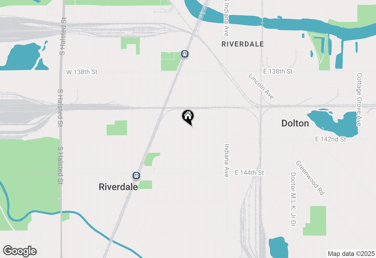 Map of 14113 S Dearborn Street, Riverdale, IL 60827