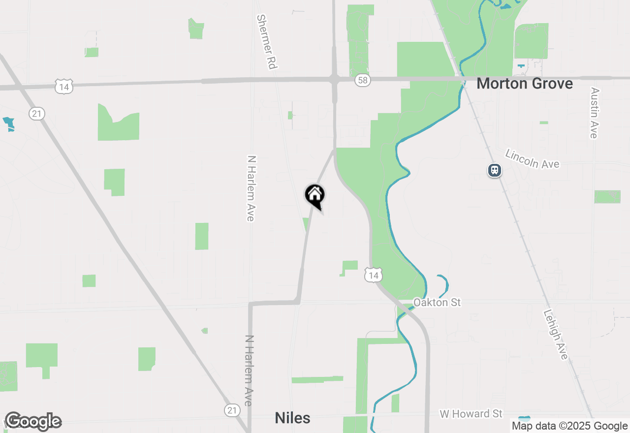 Map of 8301 N Waukegan Road, Niles, IL 60714