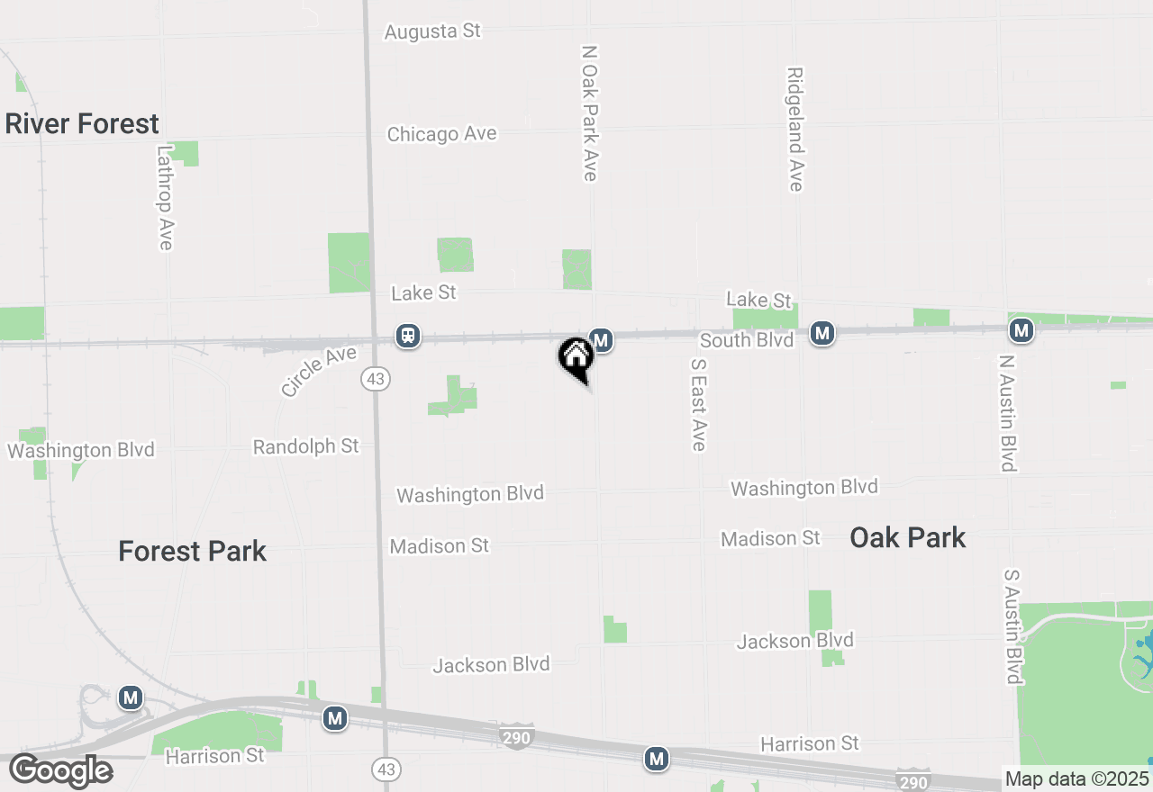 Map of 200 S Grove, Oak Park, IL 60302