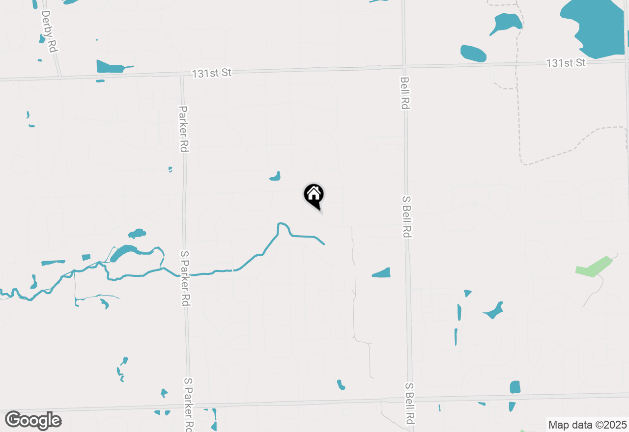 Map of 13124 W Beaver Lake Drive, Homer Glen, IL 60491