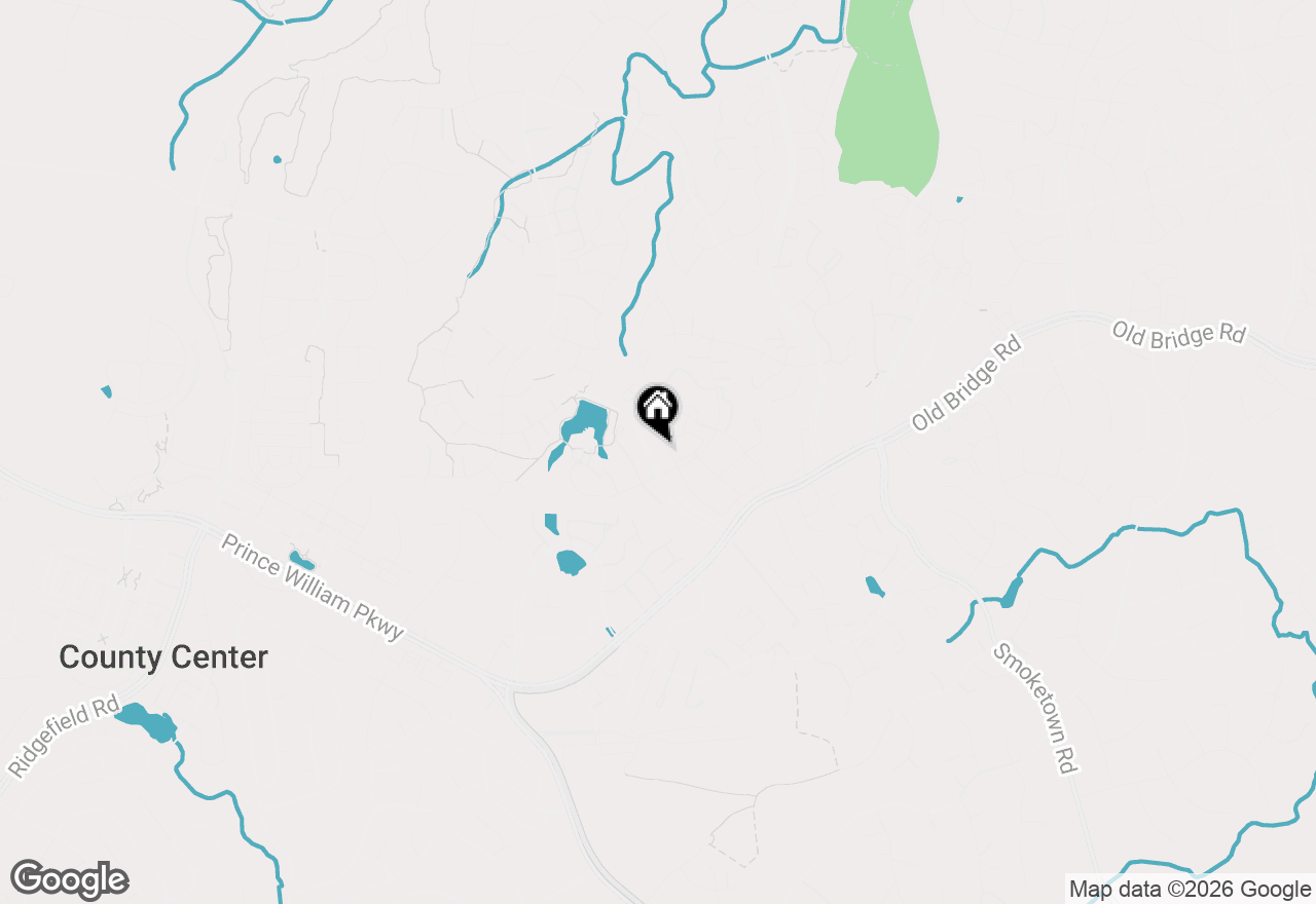 Map of 4107 Churchman Way, Woodbridge, VA 22192