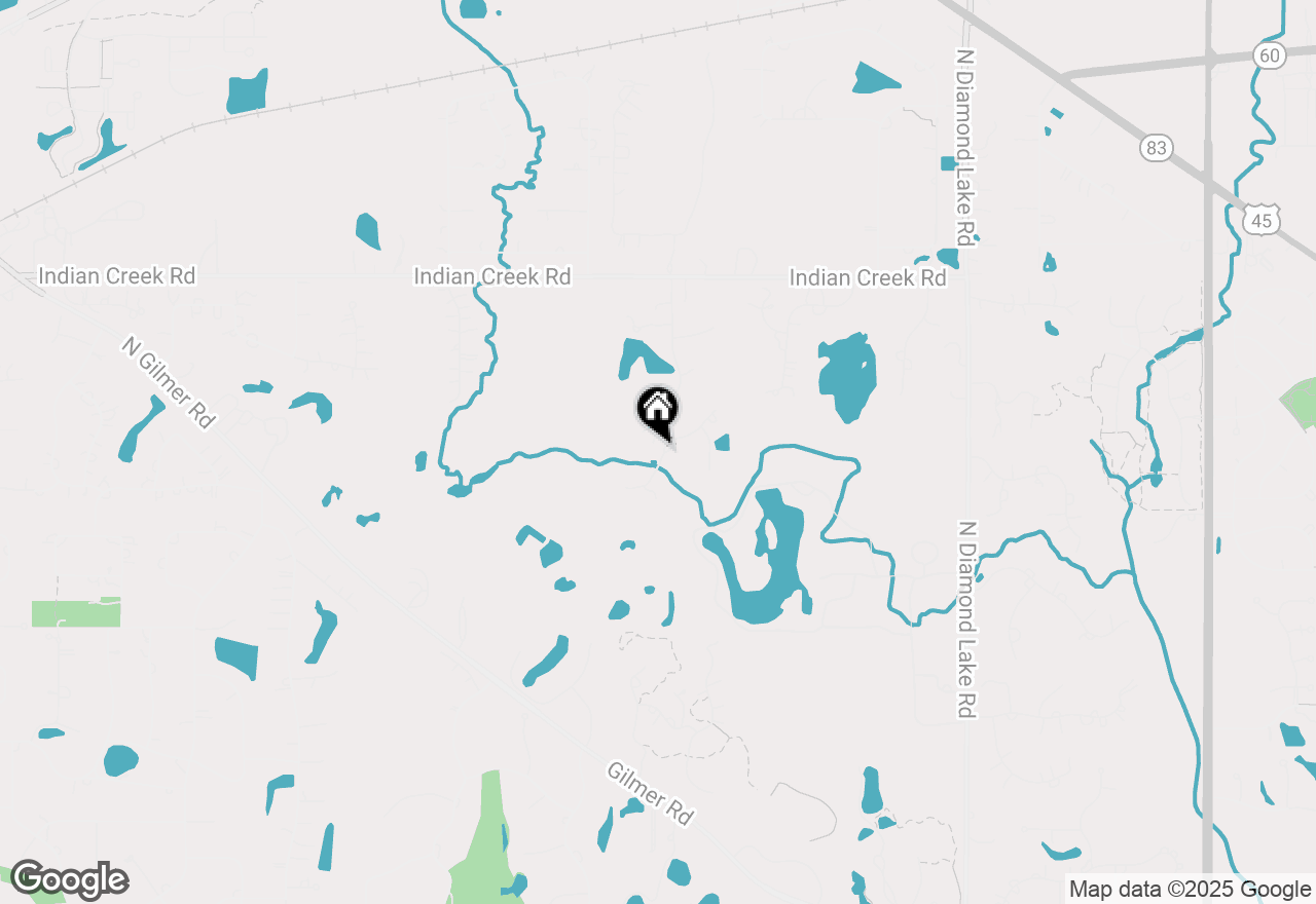 Map of 6766 W Creekside Road, Long Grove, IL 60047