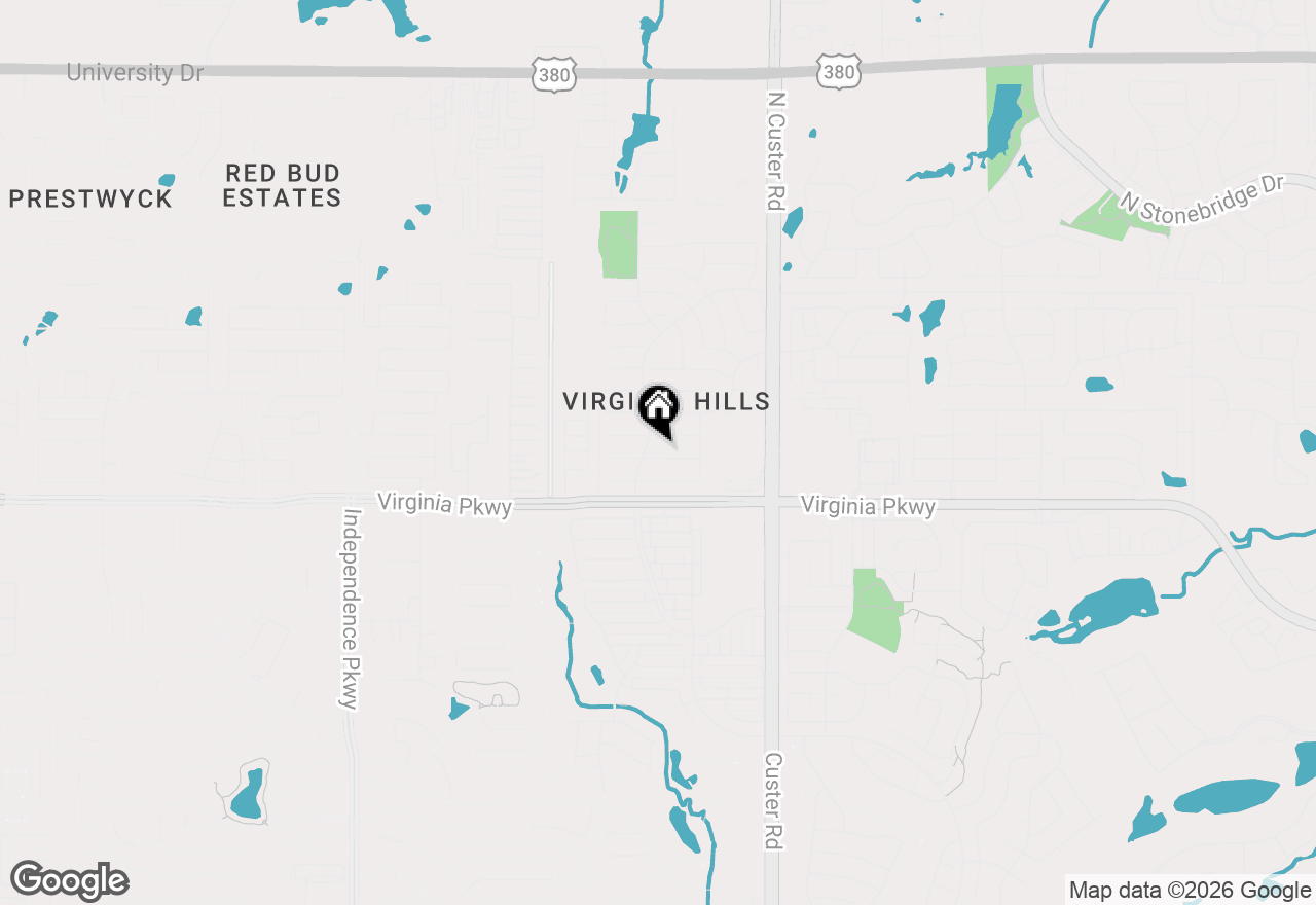Map of 9212 Newport Lane, Mckinney, TX 75071