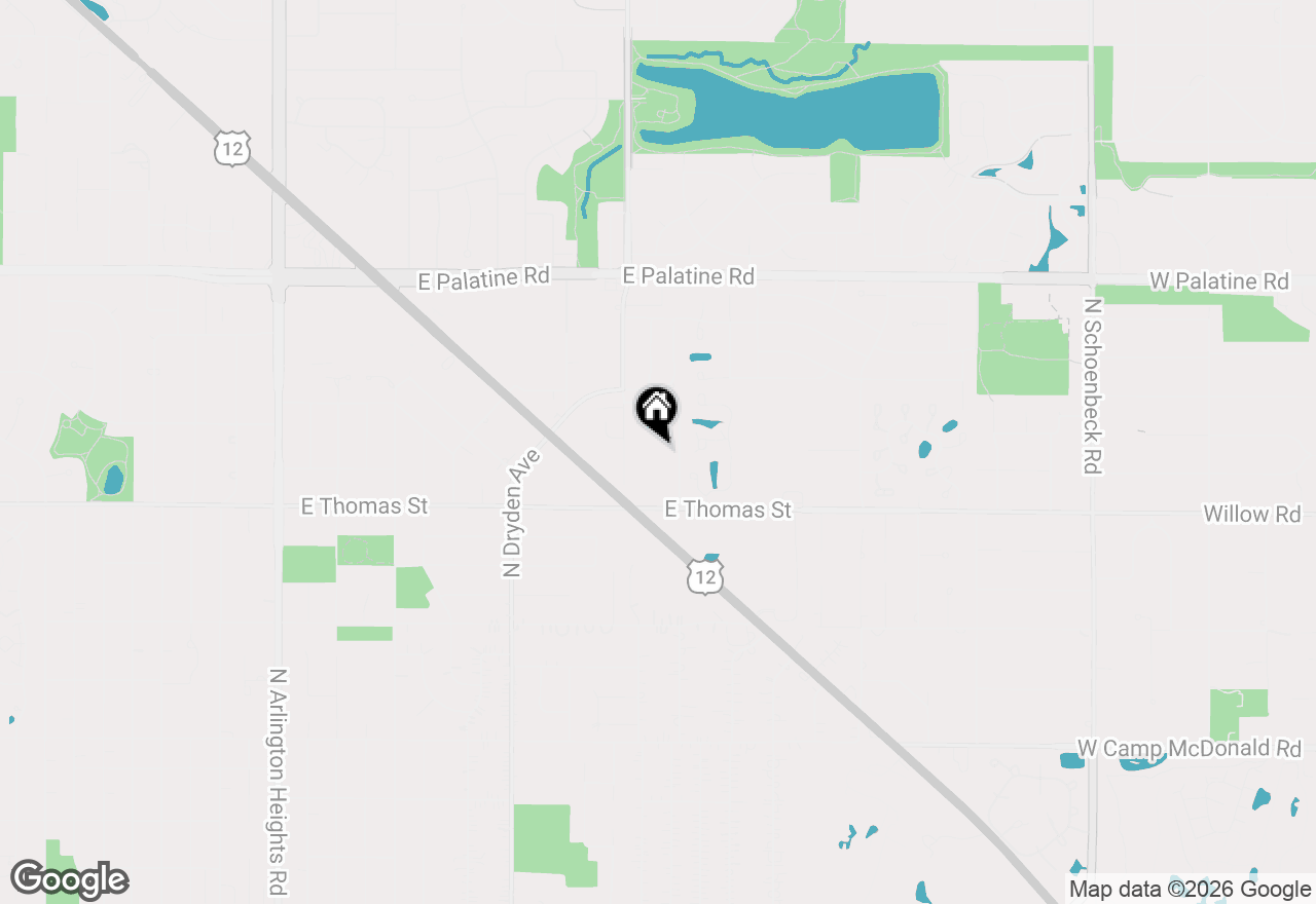 Map of 1627 N Windsor Drive #305, Arlington Heights, IL 60004
