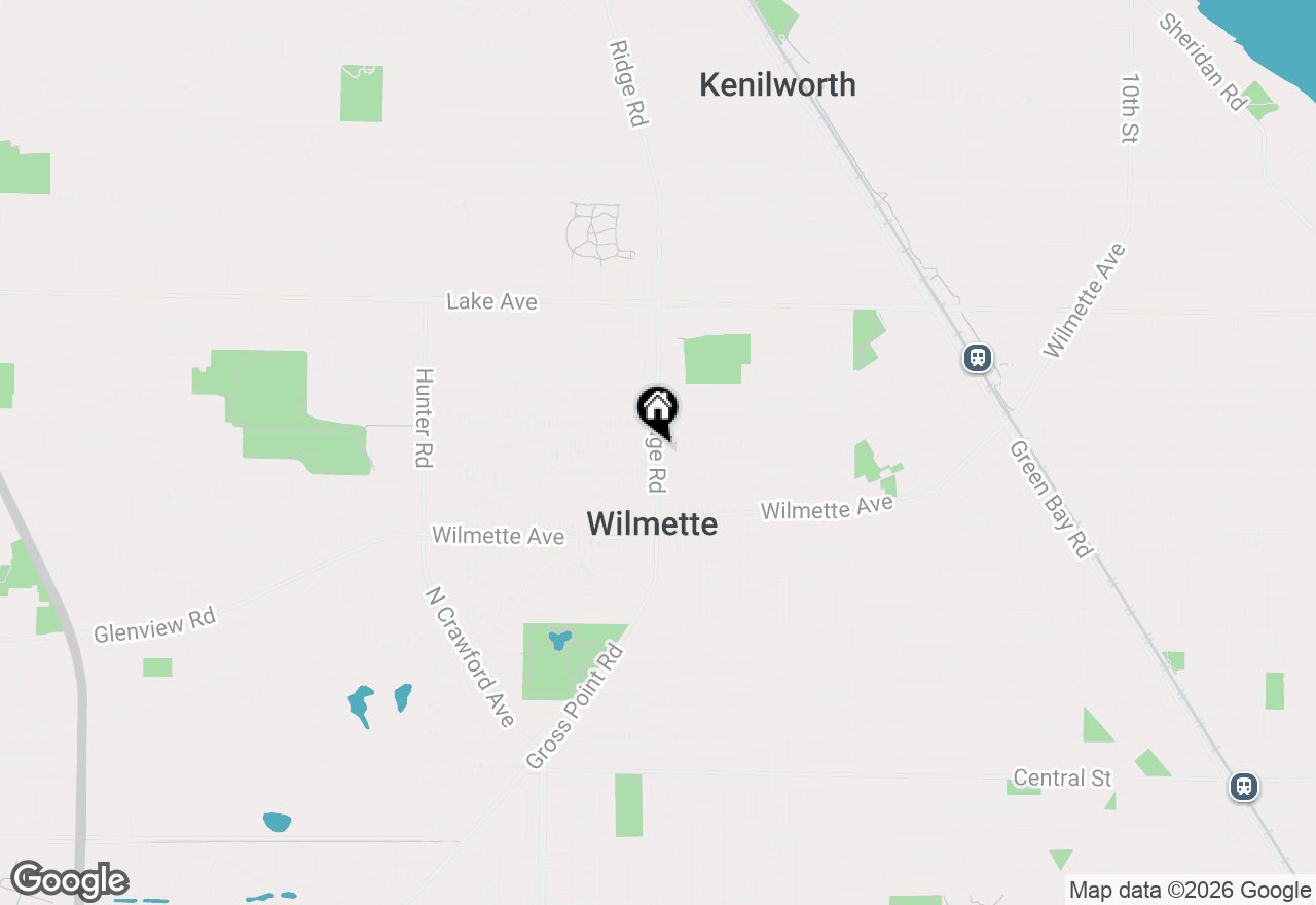Map of 537 Ridge Road #537, Wilmette, IL 60091