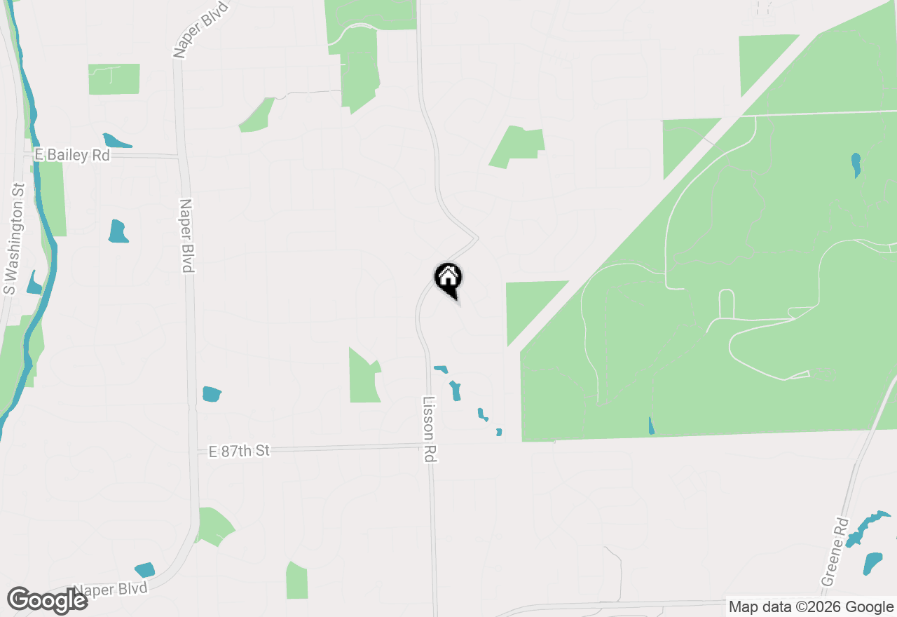 Map of 1909 Montclair Drive, Naperville, IL 60565