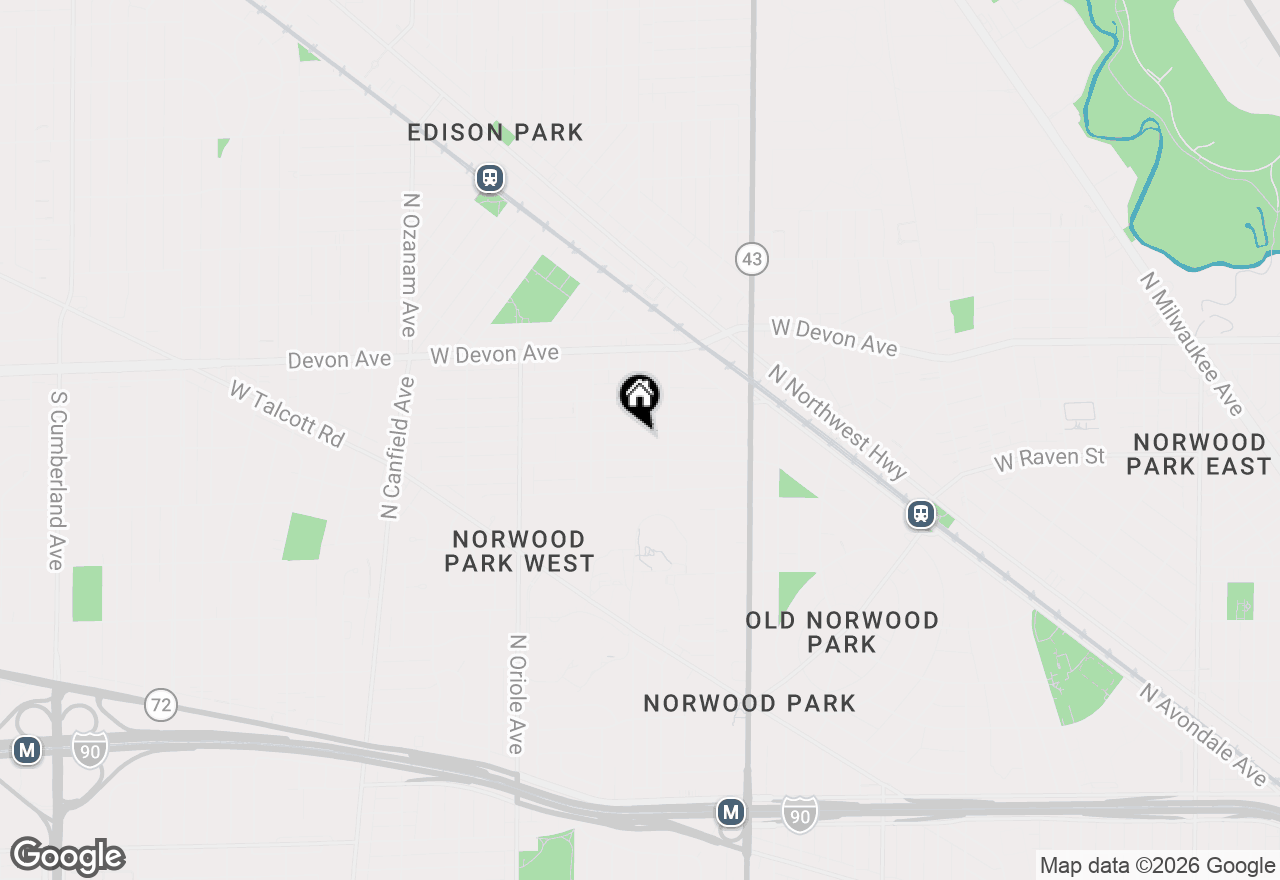 Map of 7331 W Clarence Avenue, Chicago, IL 60631