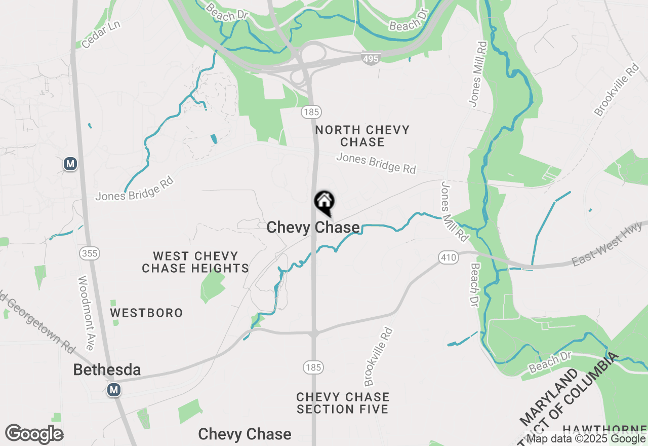 Map of 3820 Chaplin Place #1114/CLAUDE /VARIES, Chevy Chase, MD 20815