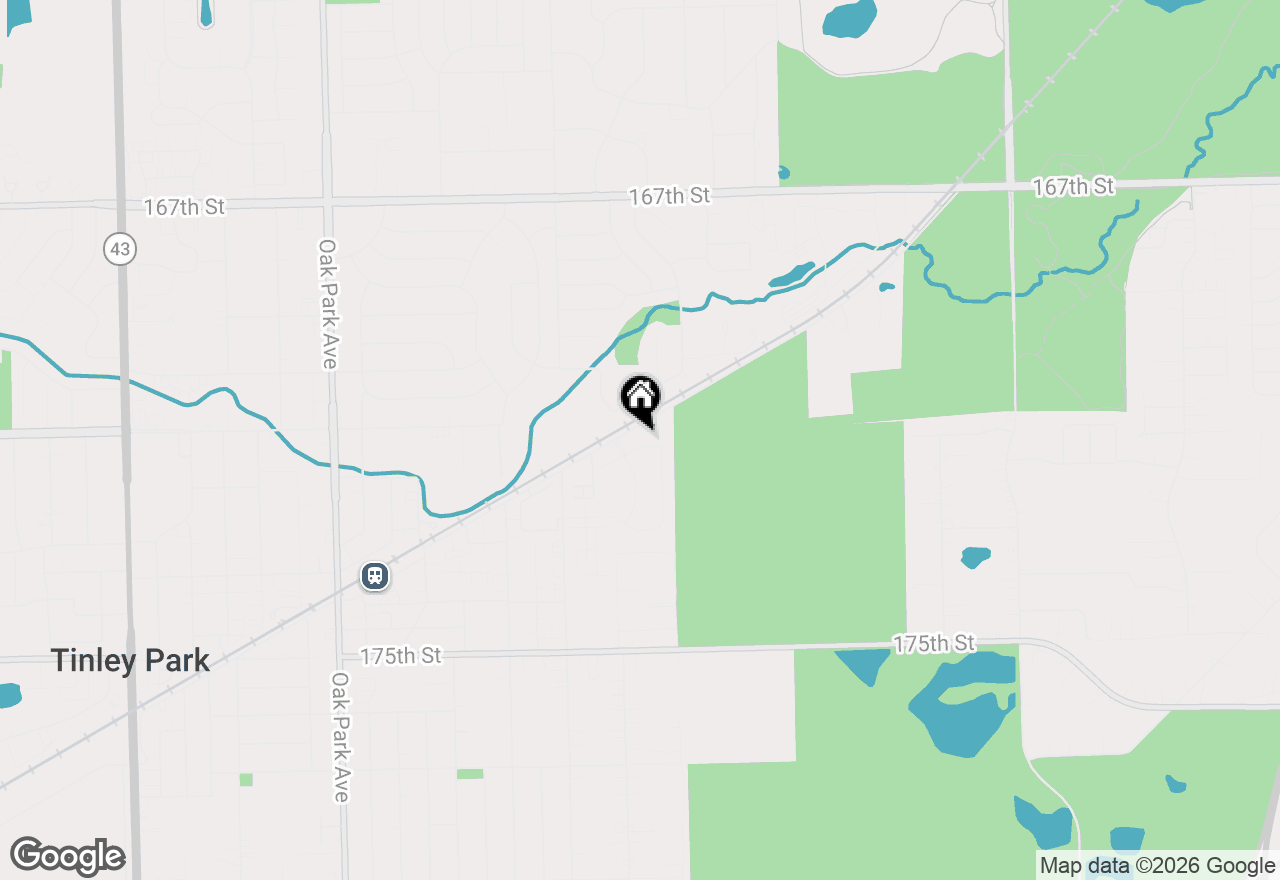 Map of 6208 Leinster Lane, Tinley Park, IL 60477