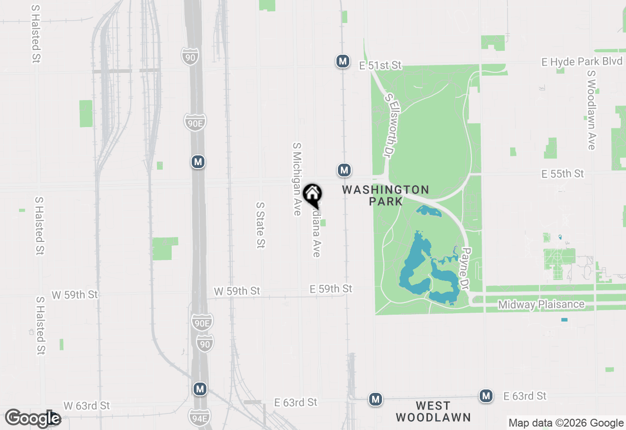 Map of 5618 S Indiana Avenue, Chicago, IL 60637