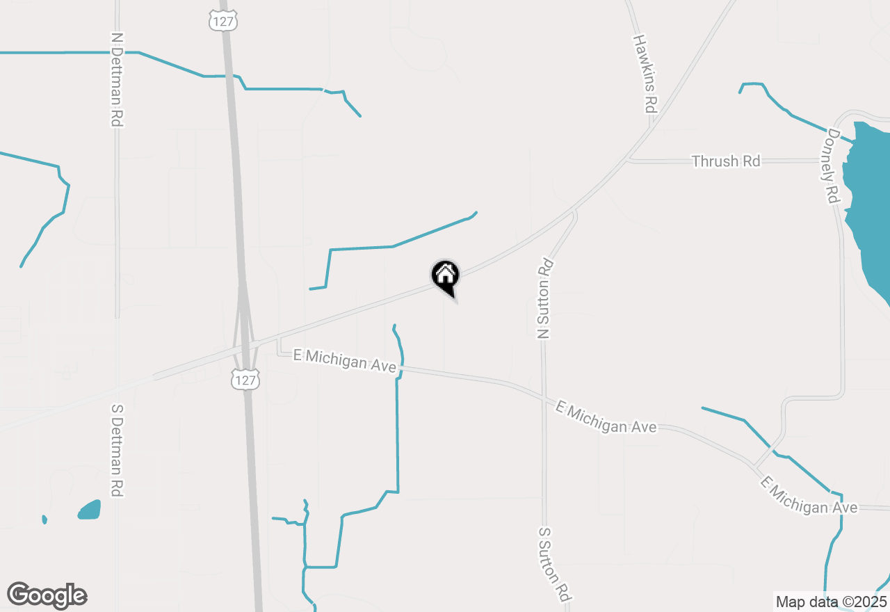 Map of 227 Hackett Street, Jackson, MI 49202