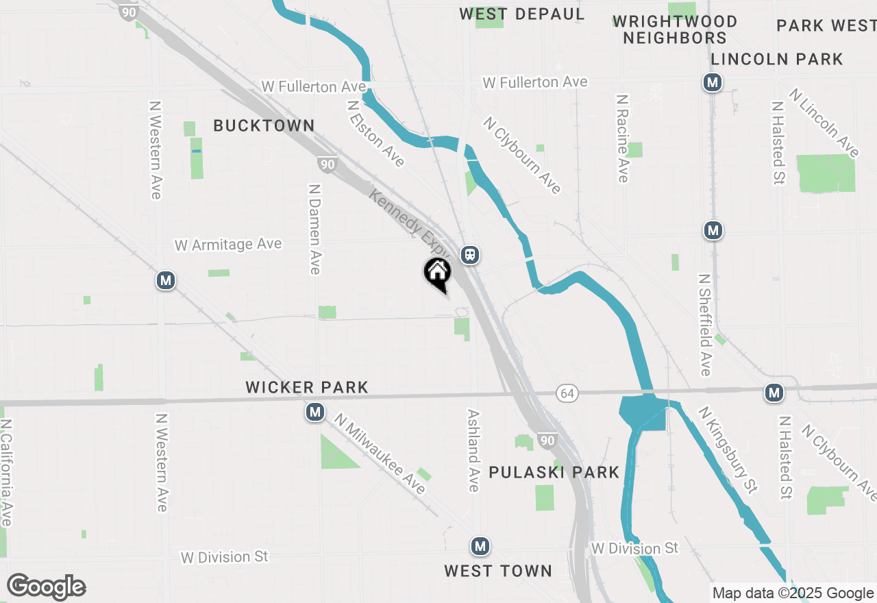 Map of (Address confidential), Chicago, Illinois 60622