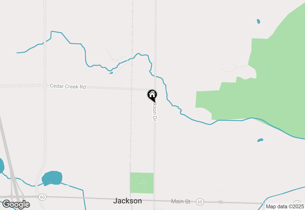 Map of N174W20582 Laurel Springs Cir, Jackson, WI 53037
