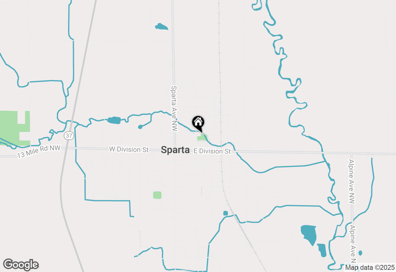 Map of 94 N Union Street, Sparta, MI 49345