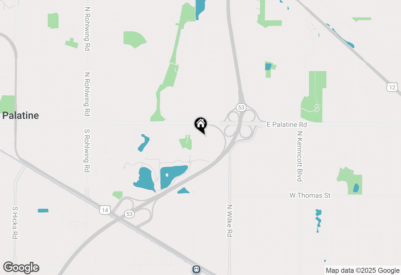 Map of 1417 E Joyce Avenue, Palatine, IL 60074