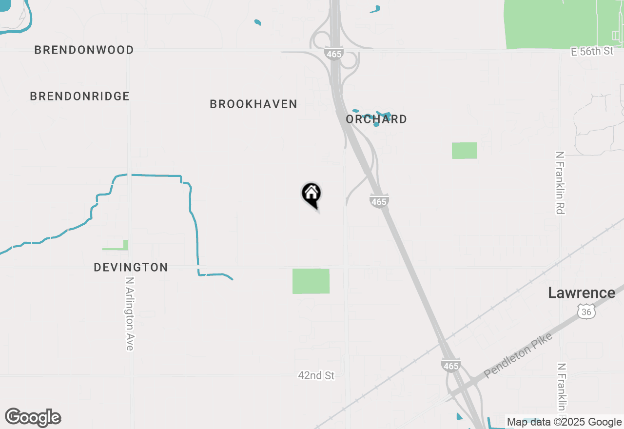 Map of 6865 Meadow View Drive, Lawrence, IN 46226