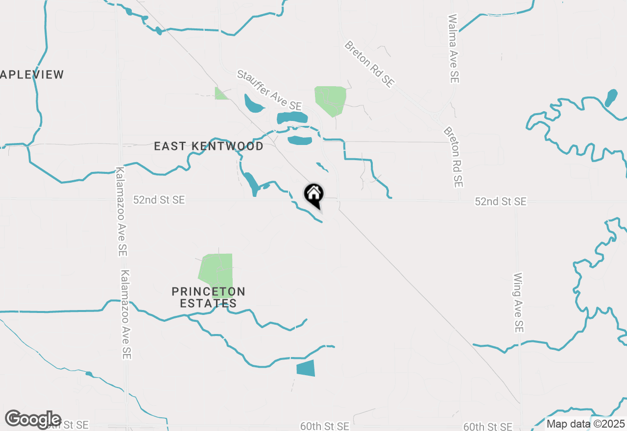 Map of 2294 Charleston Court Se, Kentwood, MI 49508