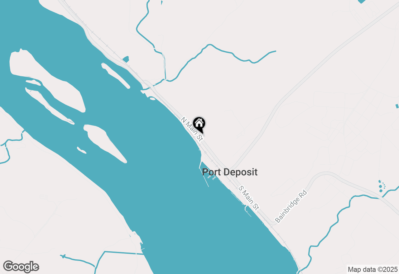 Map of 129 N Main Street, Port Deposit, MD 21904