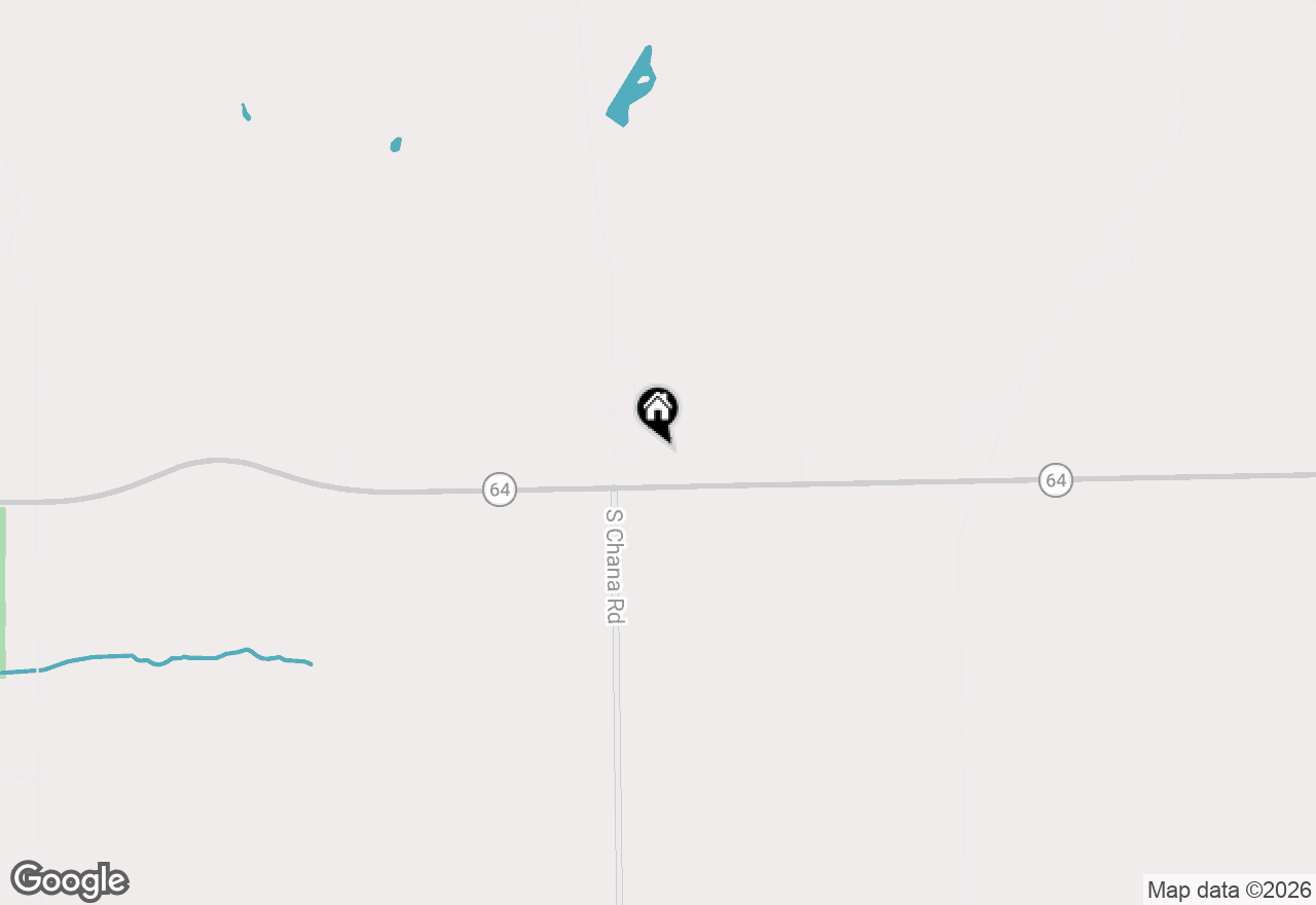 Map of 661 S Red Oak Lane, Chana, IL 61015