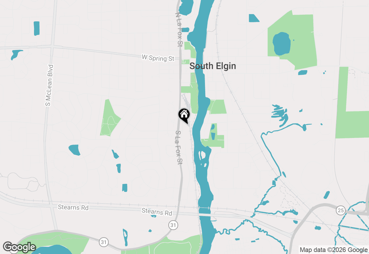 Map of 343 Hickory Lane, South Elgin, IL 60177