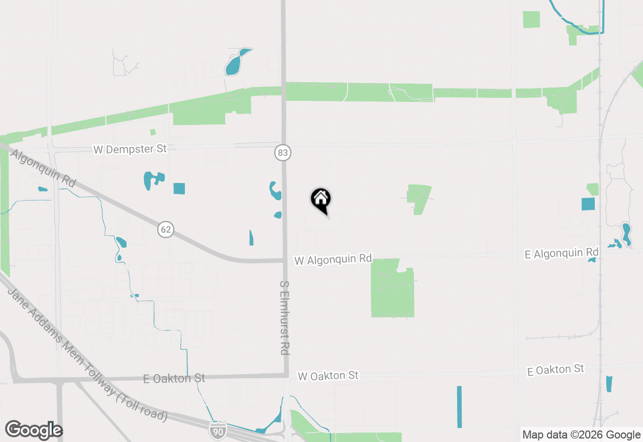 Map of 1101 Holiday Lane #3, Des Plaines, IL 60016
