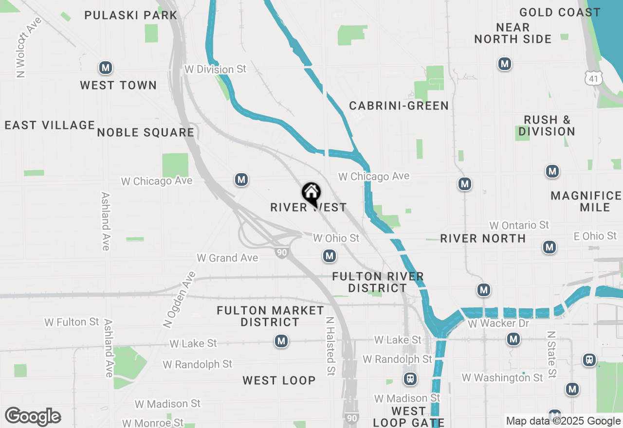 Map of 658 N Green Street, Chicago, IL 60642