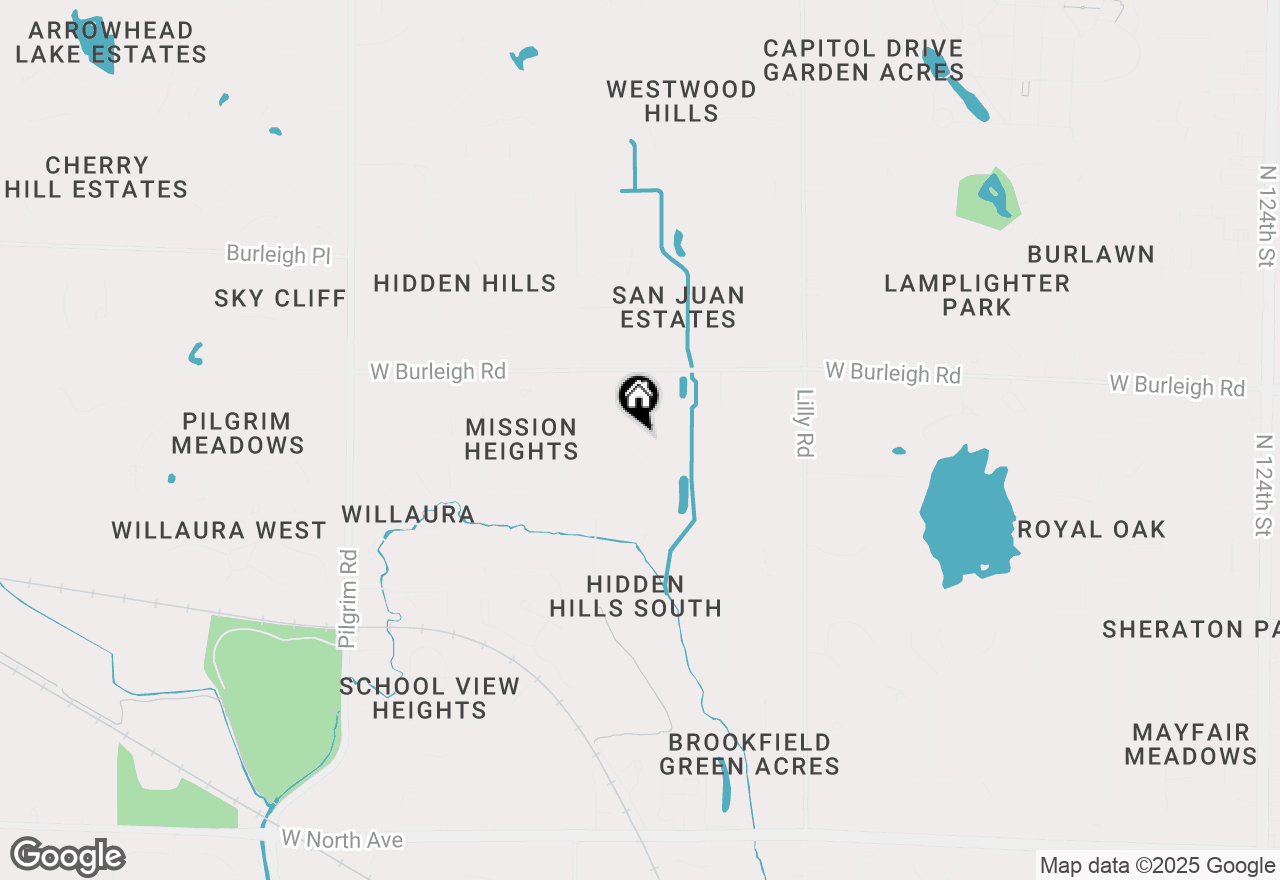 Map of 2950 Monterey Blvd, Brookfield, WI 53005