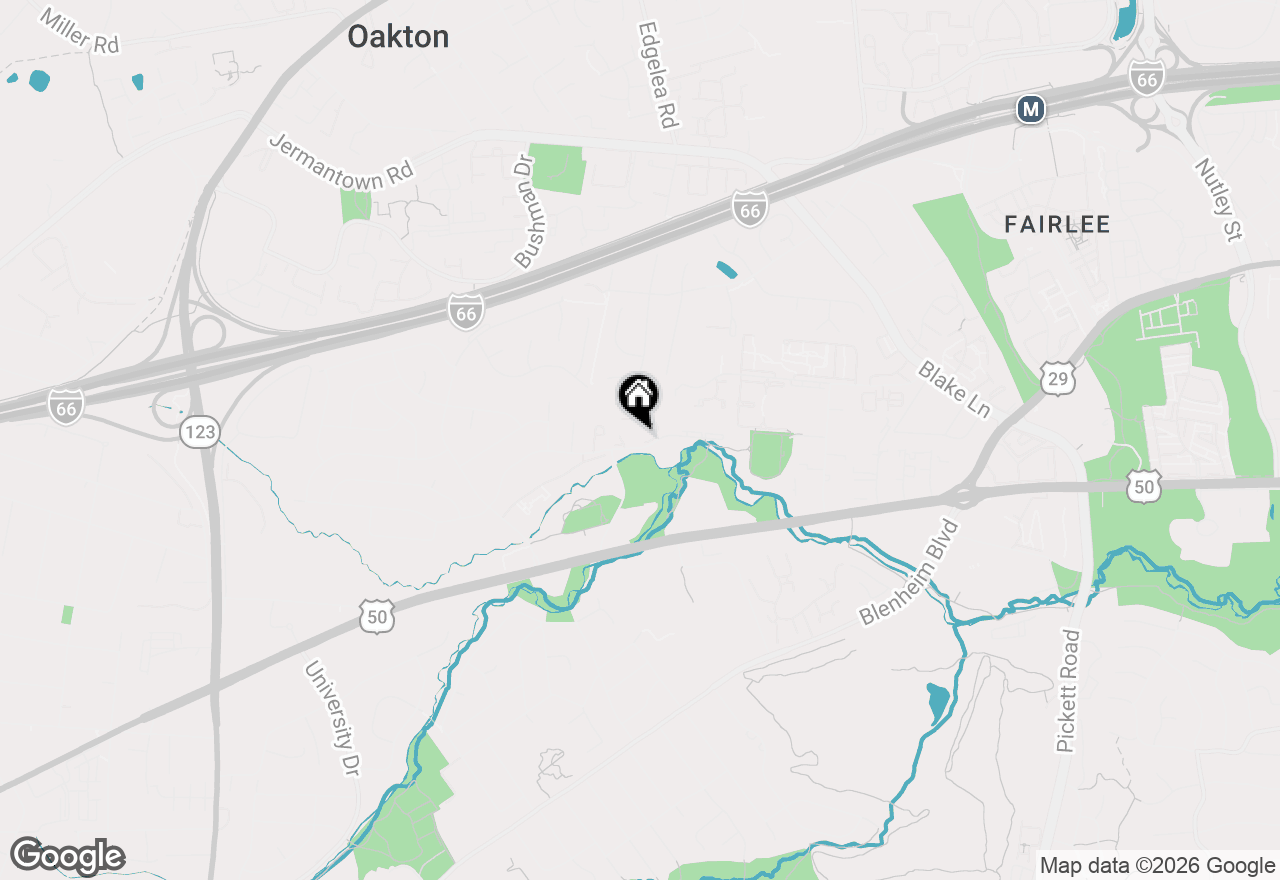 Map of 3236 Cambridge Court, Fairfax, VA 22030