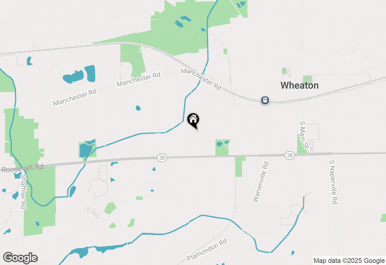 Map of 427 S Gables Boulevard, Wheaton, IL 60187