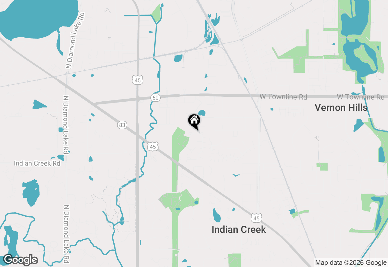 Map of 615 Grosse Pointe Circle #12-7, Vernon Hills, IL 60061