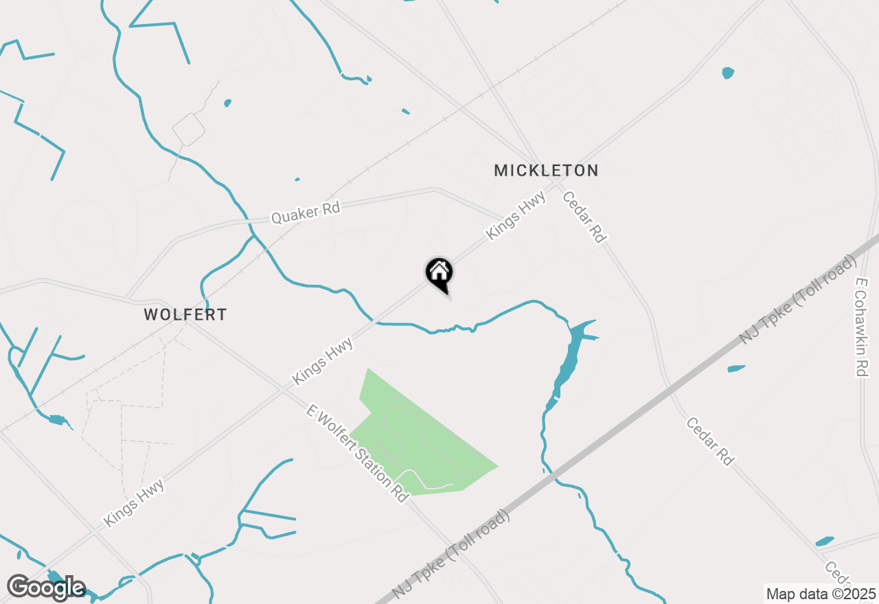 Map of 568 Kings Highway, Mickleton, NJ 08056
