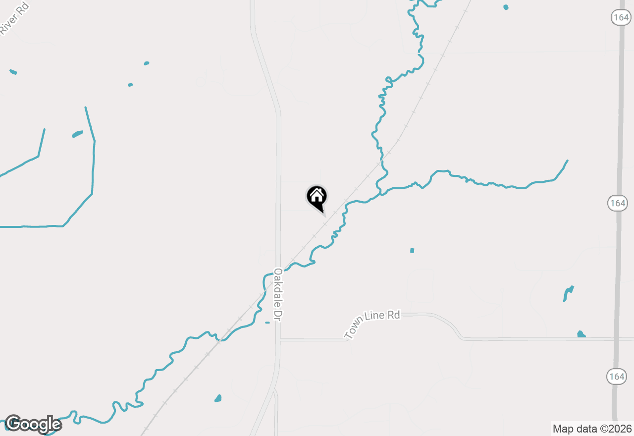 Map of S58W25347 Crest Dr, Waukesha, WI 53189