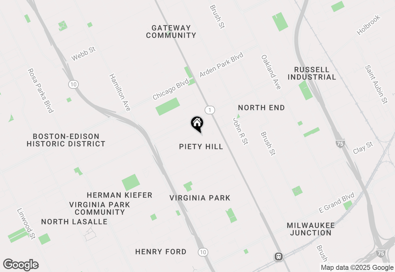 Map of 8902 Second, Detroit, MI 48202