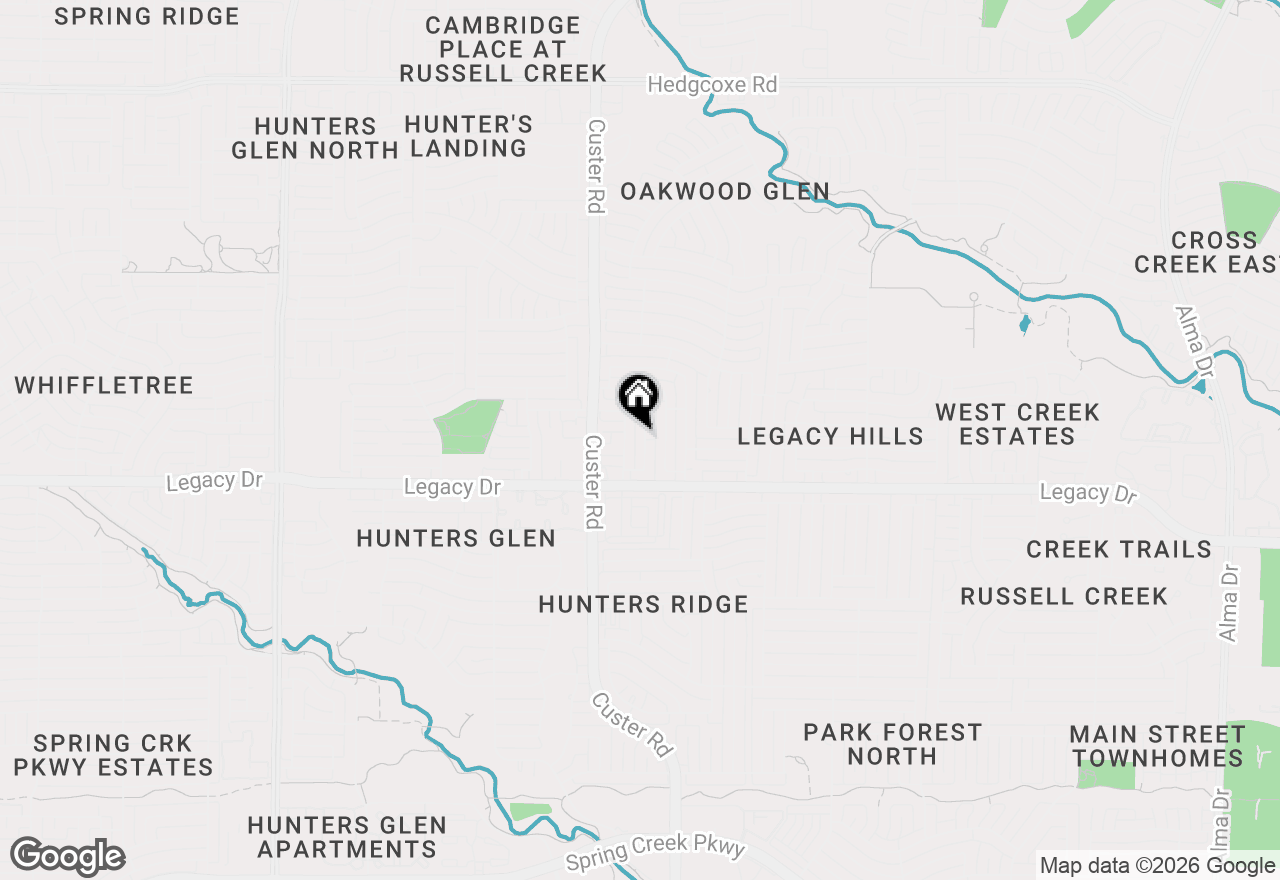 Map of 7113 Occidental Road, Plano, TX 75025
