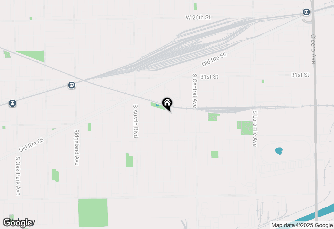 Map of 3307 S 58th Avenue, Cicero, IL 60804