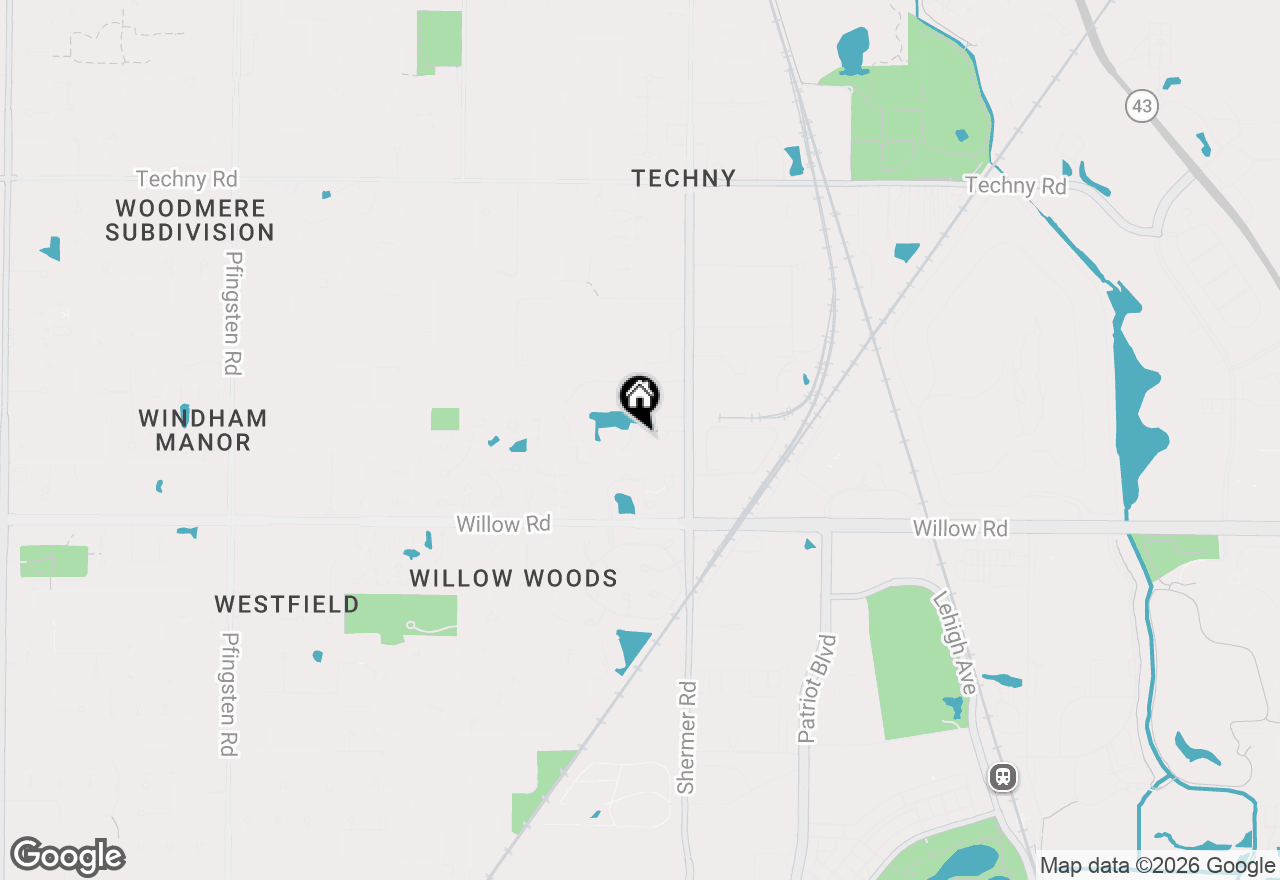 Map of 2050 Valencia Drive #300C, Northbrook, IL 60062