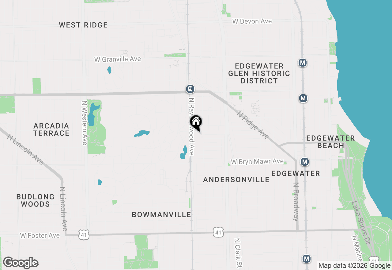 Map of 1767 W Rosehill Drive #203, Chicago, IL 60660