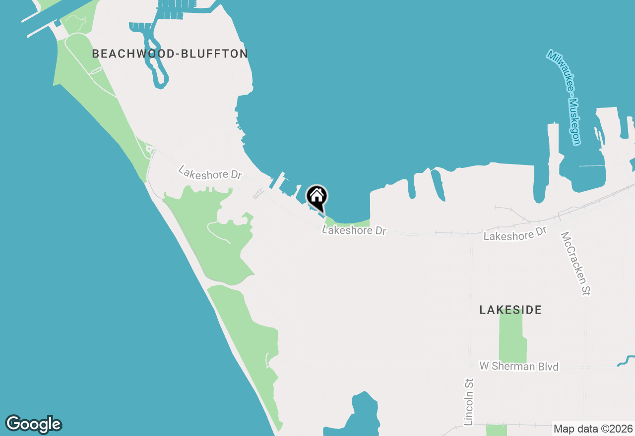 Map of 2964 Lakeshore Drive #E 204, Muskegon, MI 49441