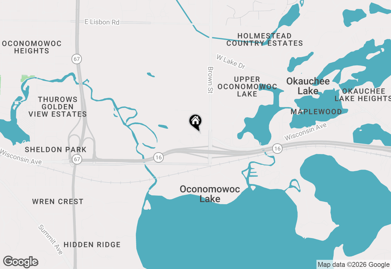 Map of N49W36150 Nottingham Ln #12, Oconomowoc, WI 53066