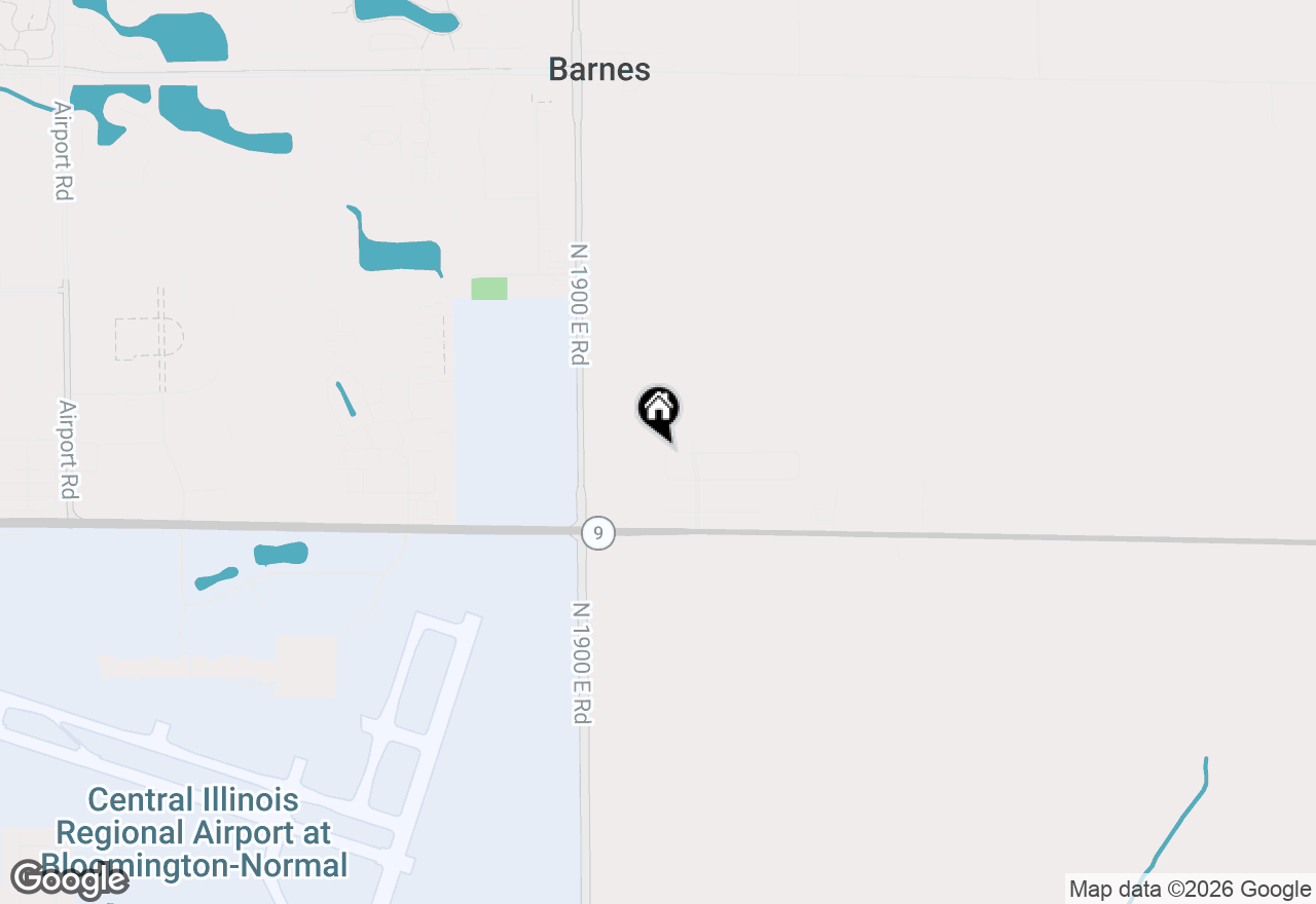 Map of 1036 Homestead Drive, Bloomington, IL 61705