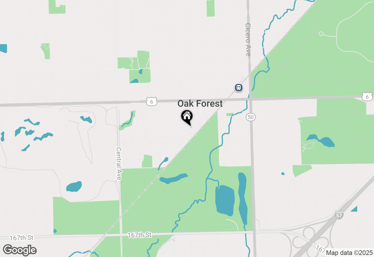 Map of 16035 Laramie Avenue, Oak Forest, IL 60452