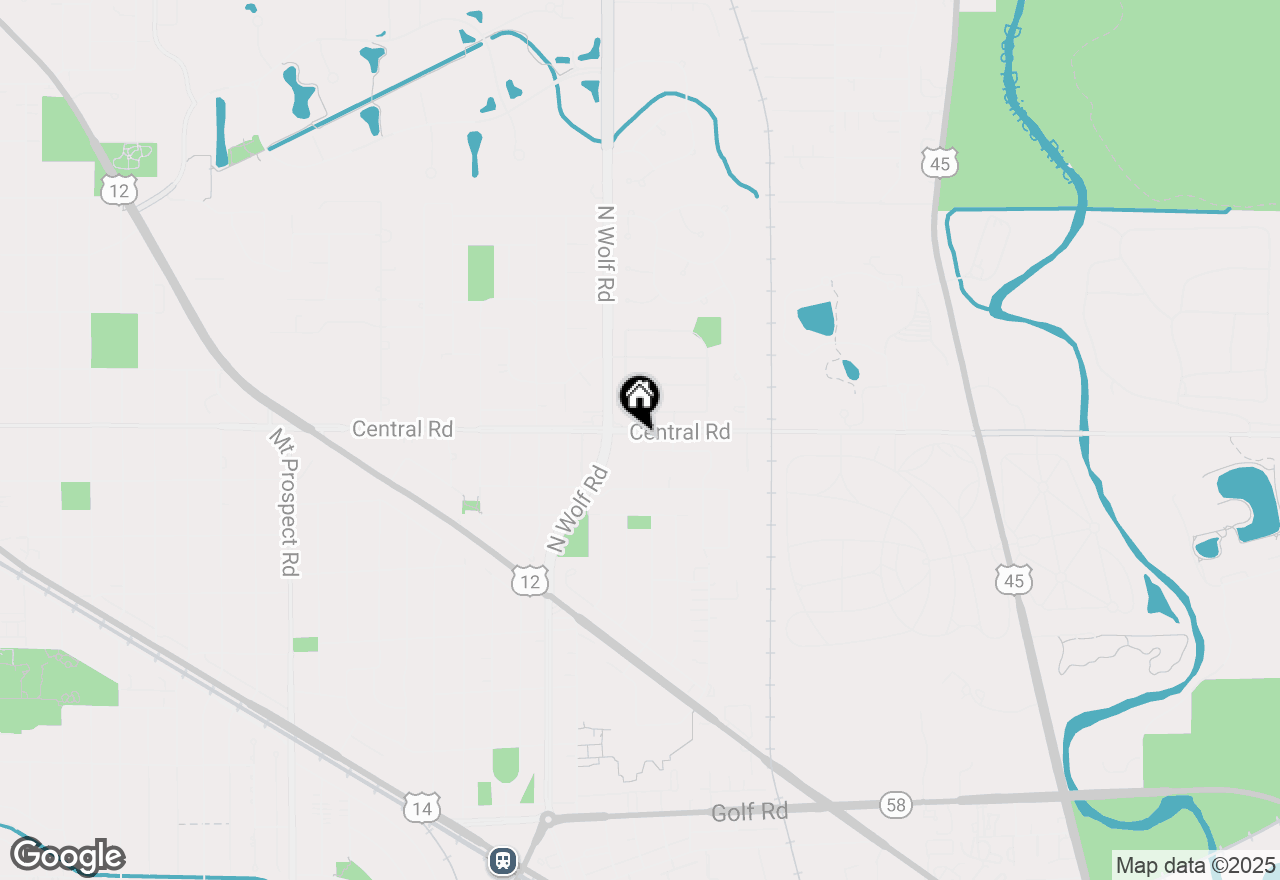 Map of 690 Yorkshire Lane, Des Plaines, IL 60016