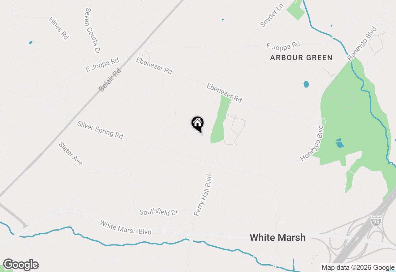 Map of 23 Bartley Court, Baltimore, MD 21236