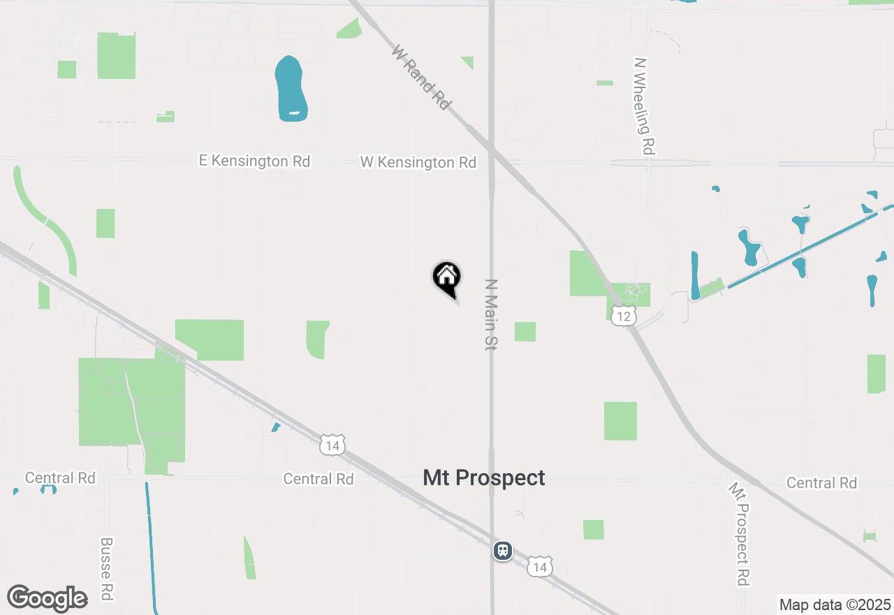 Map of 406 N Pine Street, Mount Prospect, IL 60056