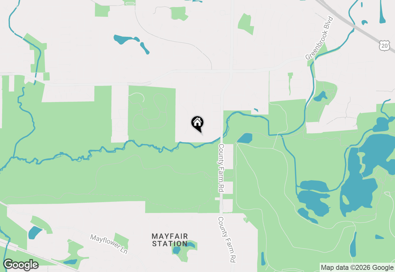 Map of 5201 Lemon Lane, Hanover Park, IL 60133