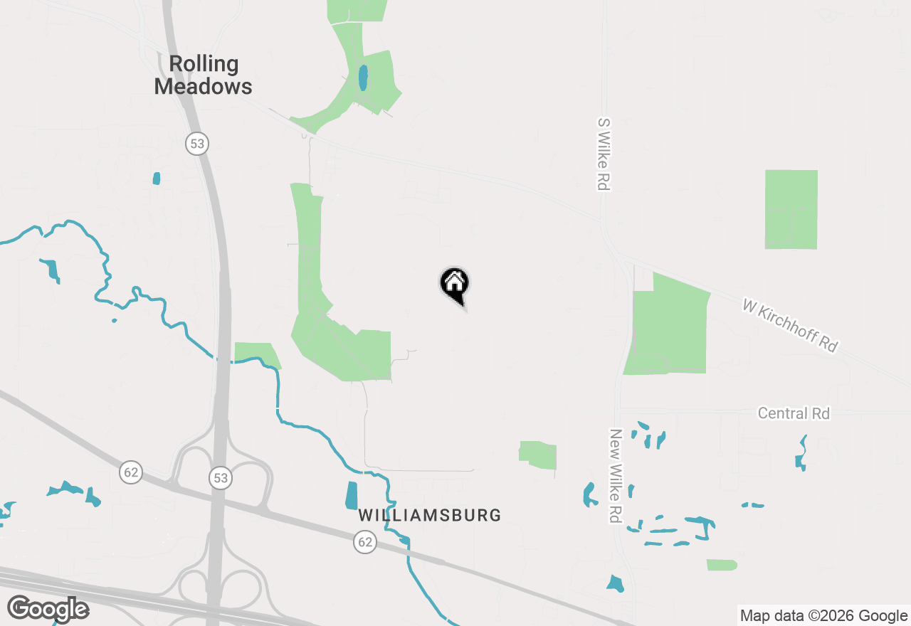 Map of 3712 Jay Lane, Rolling Meadows, IL 60008