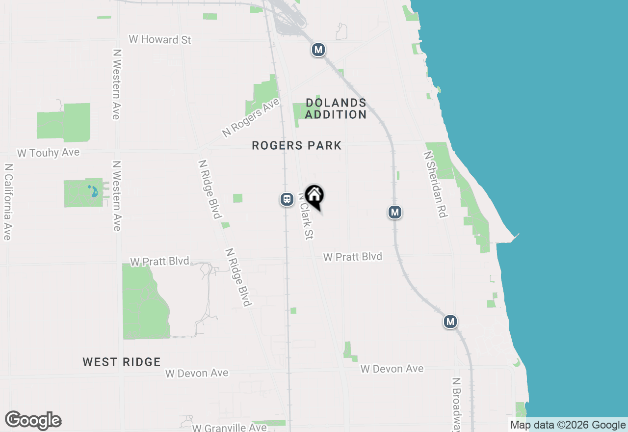 Map of 1716 W Morse Avenue, Chicago, IL 60626