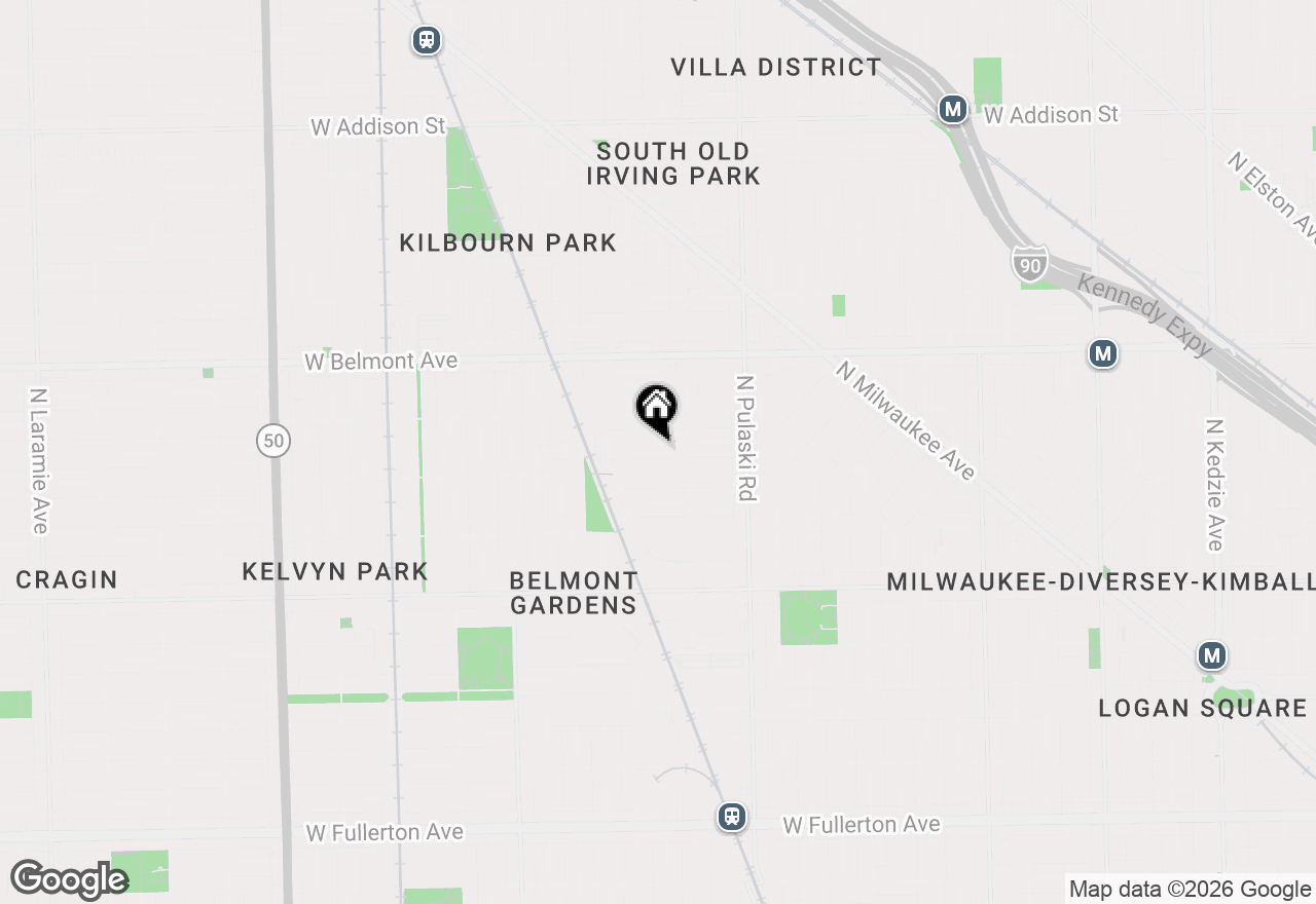 Map of 4131 W Nelson Street, Chicago, IL 60641